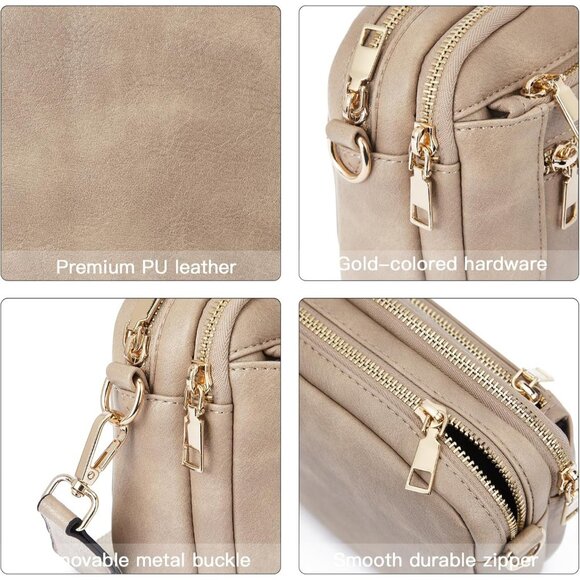 Crossbody Purse for Women Trendy Vegan Leather - Picture 6 of 7